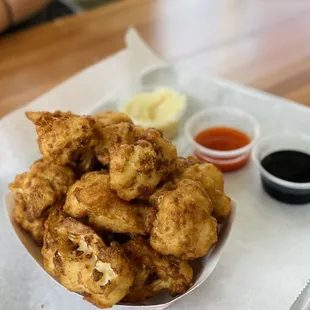 Cauliflower bites- $10.5  Crispy Cauliflower Bites