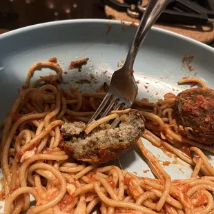 Spaghetti and Vegballs