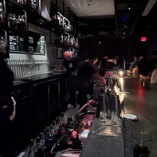 Bar with all the taps