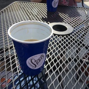 Coffee stout and German-wizen w/ lemon