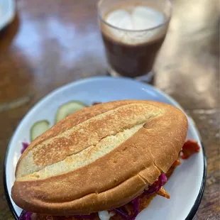 Korean Chicken Sando