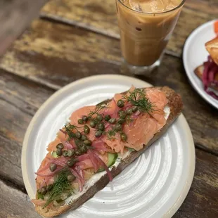 Smoked Salmon Tartine