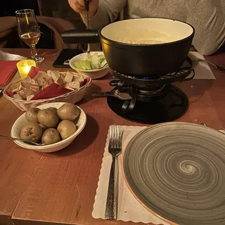 Fondue Sides, Boiled potatoes