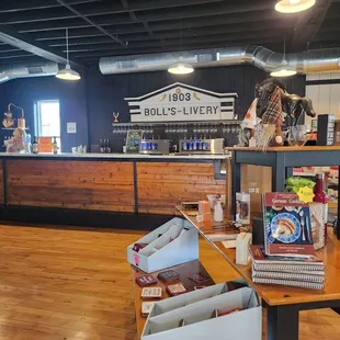 Winery and distillery counter