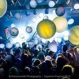 a crowd of people at a concert