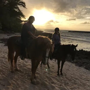 Sunset ride at Turtle Bay