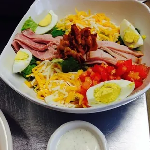a bowl of salad