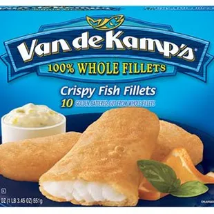van de kanp&apos;s crispy fish fillets