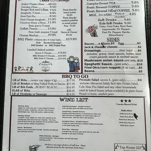 Senior Menu &amp; Beverages