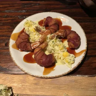 Bacon Wrapped Prawns