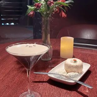 Wake Up, Joe espresso martini and carrot cake