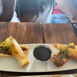 Boudin Spring Rolls