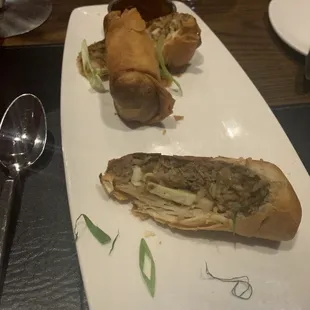 Boudin Egg Rolls