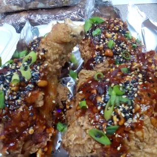 The dakgangjeong our KFC