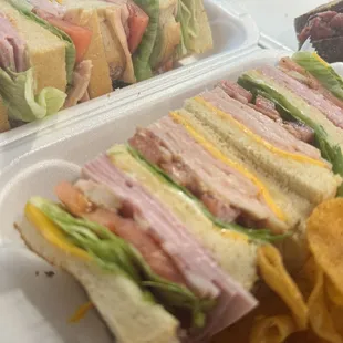 Turkey #8 club sandwich was delicious