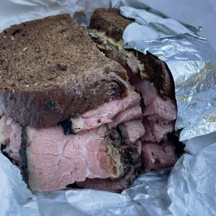 This is a Pastrami Sandwich