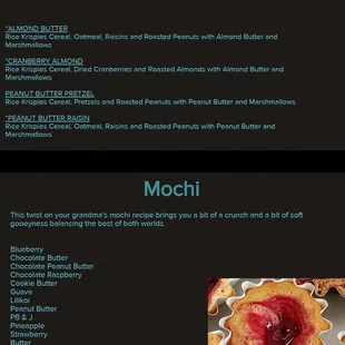 the ingredients of the dessert