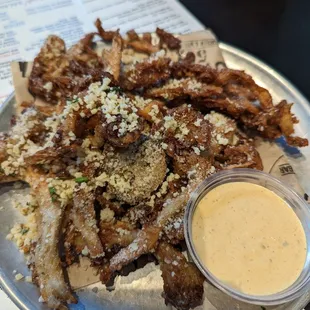 Mushroom fries