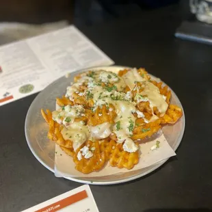 Gorgonzola Waffle Fries