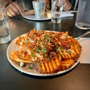 Gorgonzola Waffle Fries