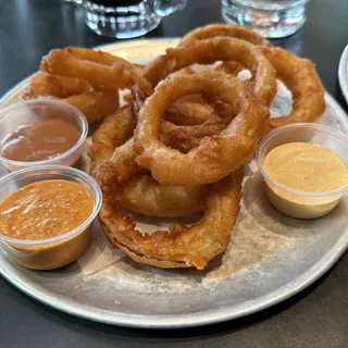 Beer-Battered Onion Rings