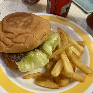 Double patty and fries