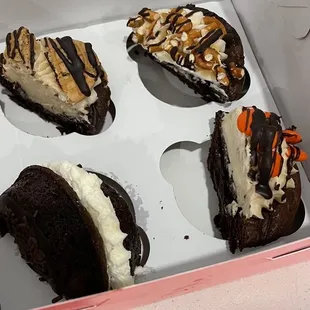 a box of chocolate and marshmallows