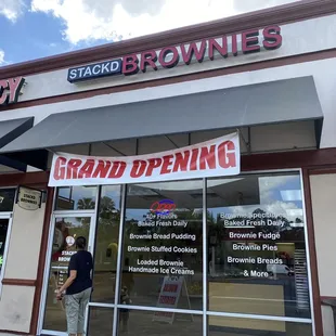 You can smell the brownies when you open the door.