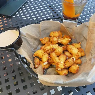 Wisconsin White Cheddar Cheese Curds