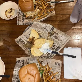 Pierogies &amp;  Build your own Stack&apos;d Burgers