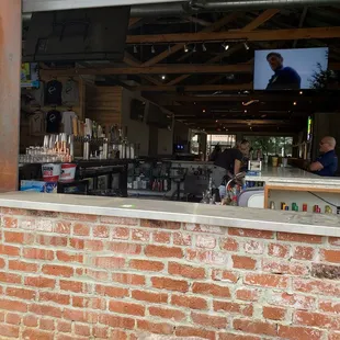 View of the inside from the patio