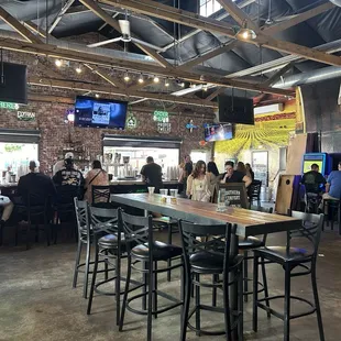 Inside- bar area in the back