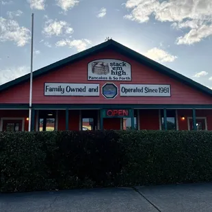 Exterior of the restaurant