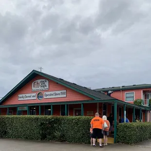 Front view of restaurant