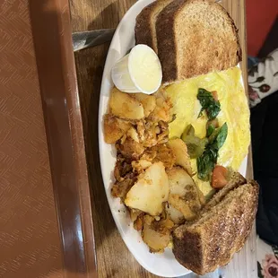 a plate of food