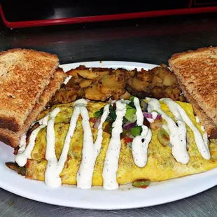 Carnita omelette