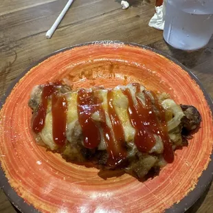 Hash browns with cheese
