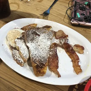 French Toast with Bacon