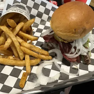 Classic Mustard Grilled Cheeseburger