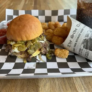 Hangover Smash Burger - Brunch