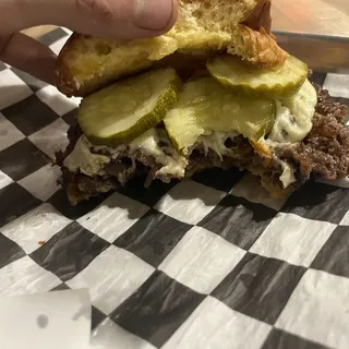 Oklahoma Fried Onion Burger
