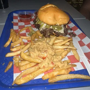 Burger and Fries