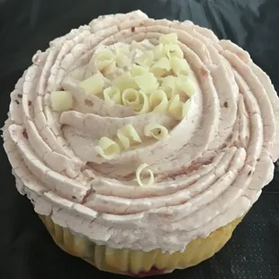 Raspberry Buttercream cupcake!