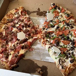 Meat lovers / veggie lovers