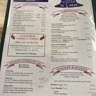 More menu