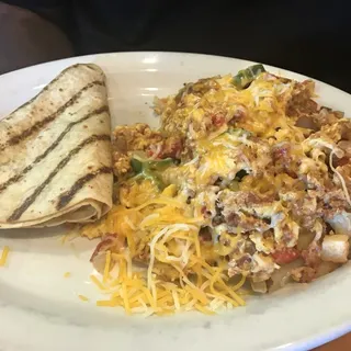 Chorizo Scramble