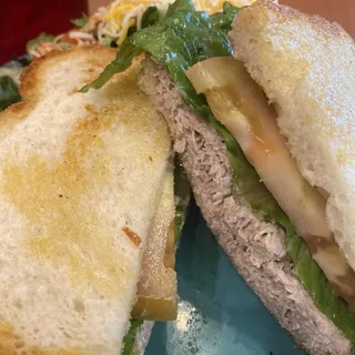 Tuna on Croissant Sandwich