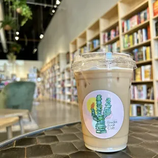Solid place to work/study--enjoyed an iced latte too!