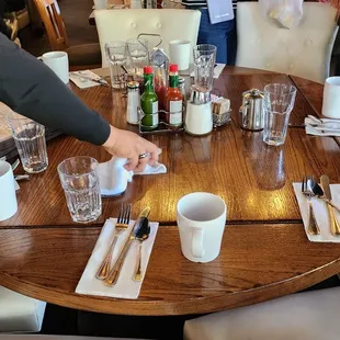 Table setup
