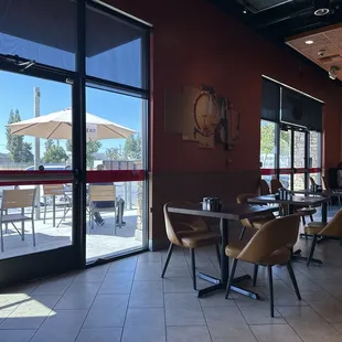 Front seating area